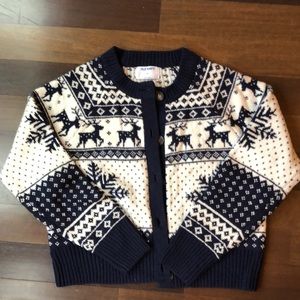 Reindeer cardigan